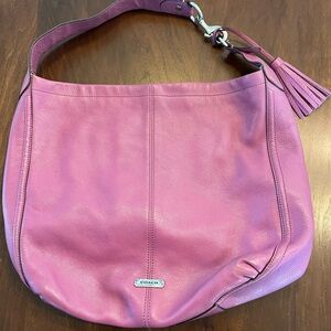 Coach Avery Leather Hobo Bag